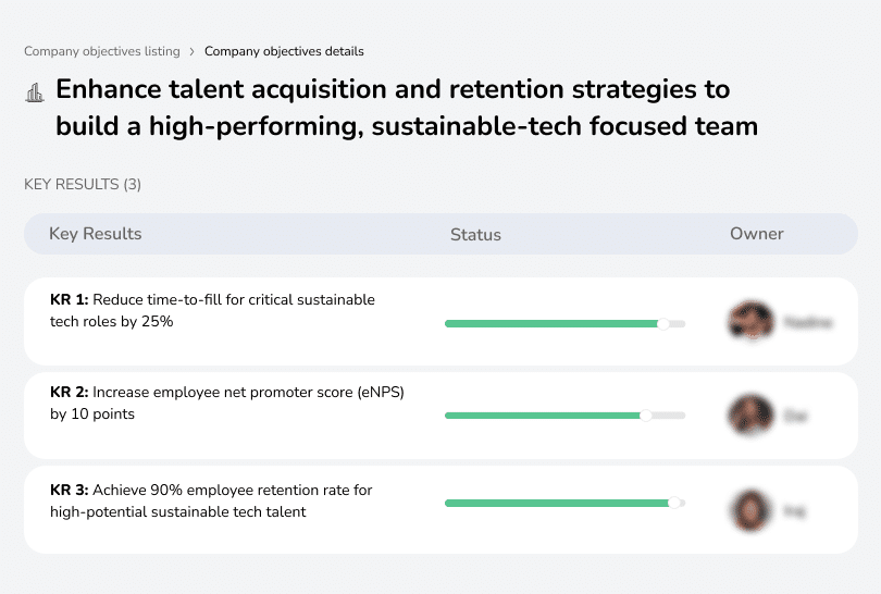 Improve recruitment & retention for sustainable tech talent