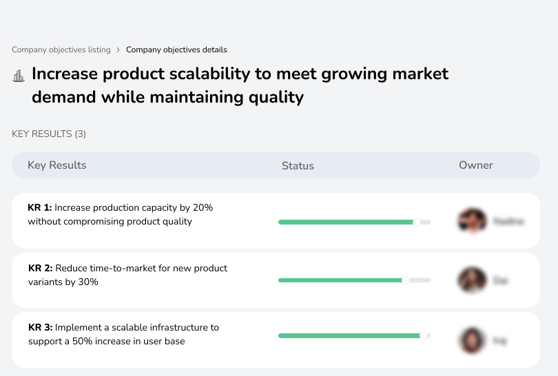 Scale products to meet demand while ensuring quality.

