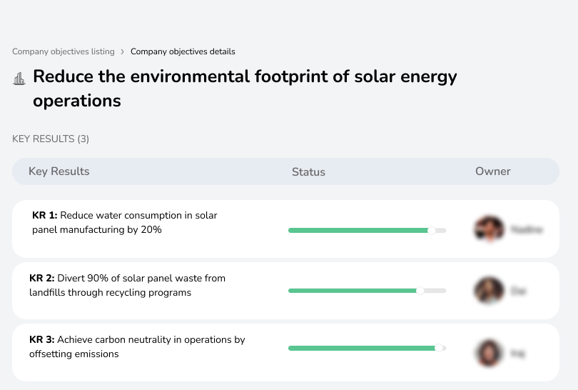 Minimize the environmental impact of solar energy operations.

