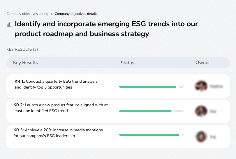 Integrate emerging ESG trends into strategy