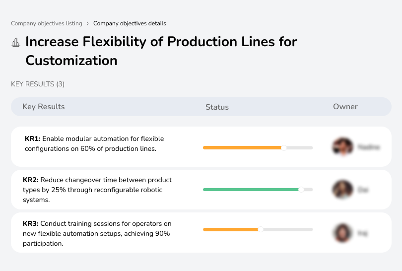 Enhance production line flexibility to enable greater customization and adaptability in manufacturing.