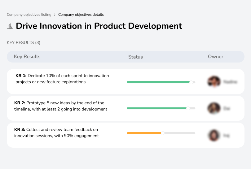 Dedicate time for innovation, prototype new ideas, and explore new features to drive product growth.