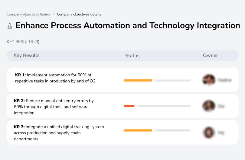 Integrate automation tools, improve technology, and optimize workflows.
