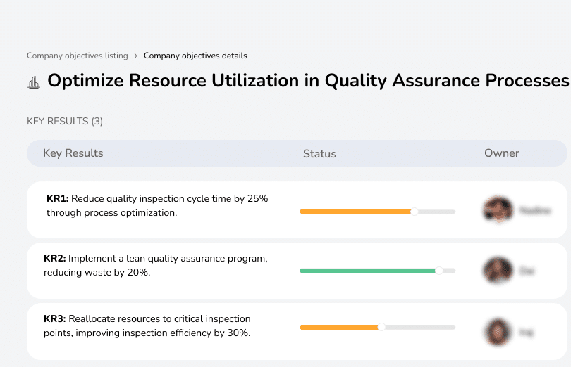Reduce inspection cycle time and improve efficiency by 30%.