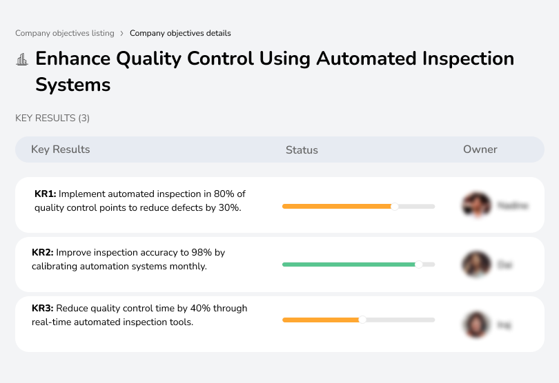 Improve quality control with automated inspection systems for greater accuracy and consistency.