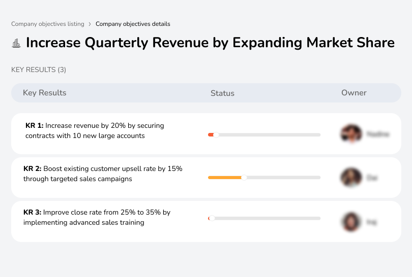 Secure 10 new large accounts to boost revenue by 20%.