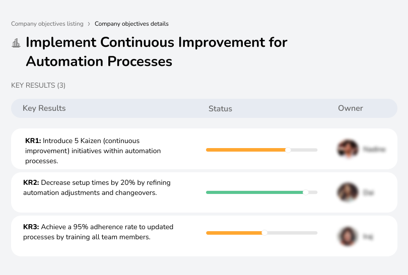 Drive efficiency by implementing continuous improvement in automation processes.