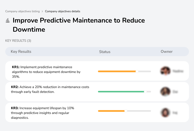 Enhance predictive maintenance to minimize downtime and improve operational efficiency.