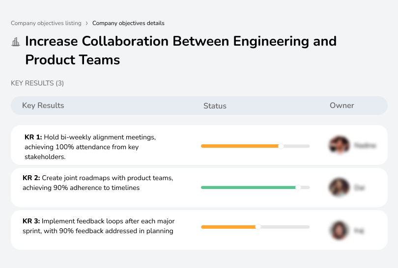 Hold meetings, create joint roadmaps, and implement feedback loops for better alignment.