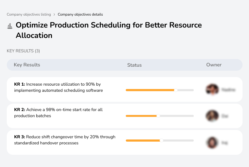 Improve scheduling to enhance resource use and reduce delays.
