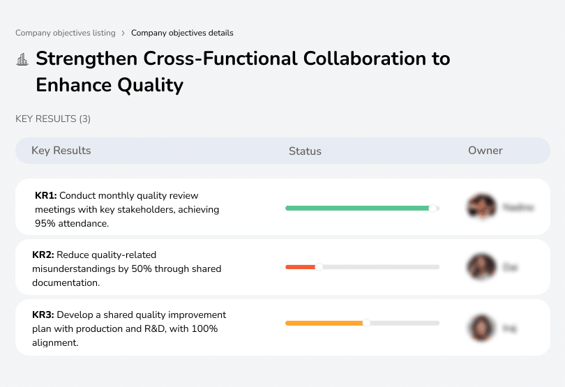 Strengthen cross-department quality collaboration, reducing errors.