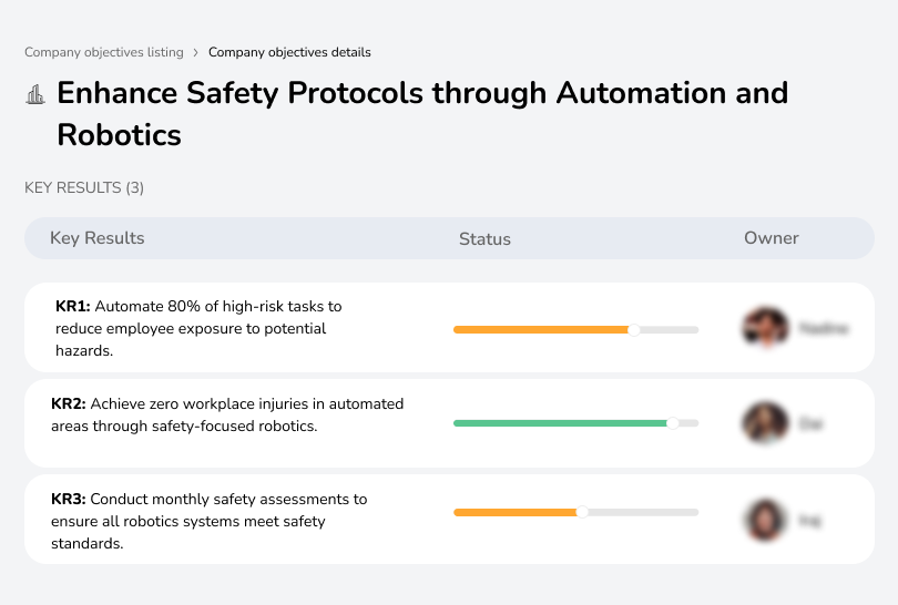 Improve safety protocols with automation and robotics to create a safer and more efficient work environment.