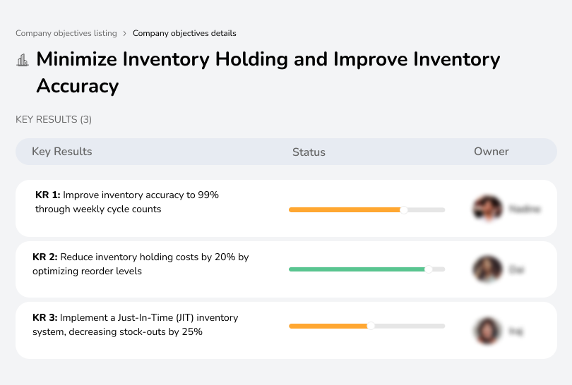 Streamline inventory to cut holding costs and improve accuracy.
