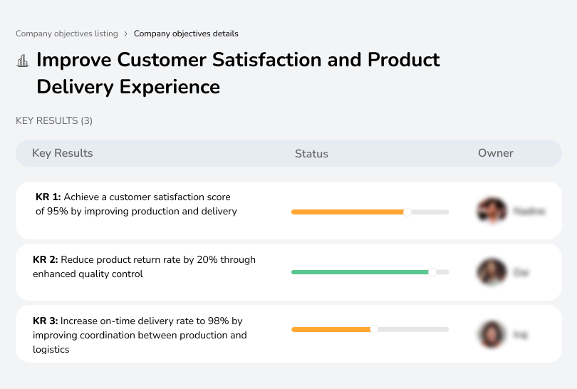 Increase customer satisfaction, reduce returns, and optimize product delivery.
