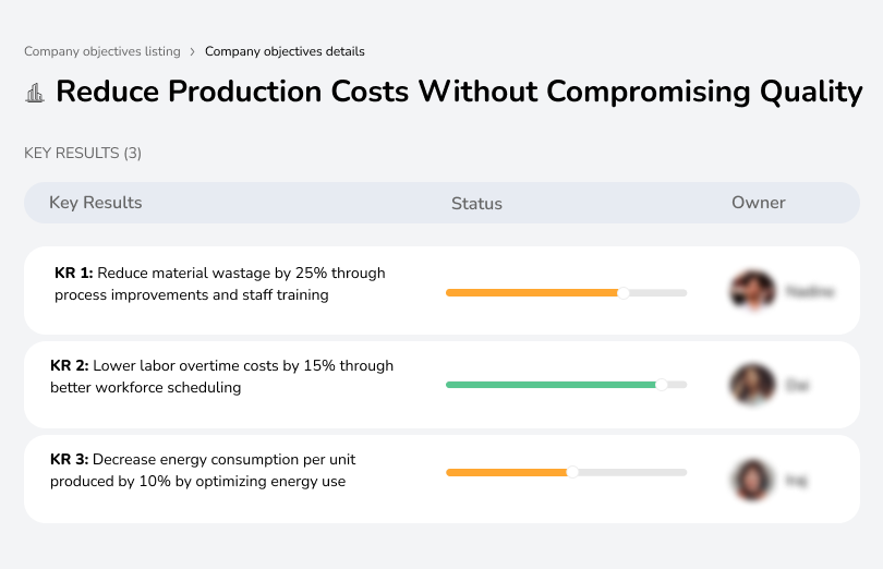 Lower production expenses while maintaining quality standards.
