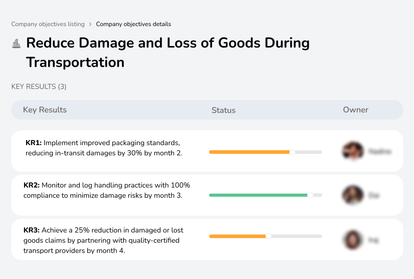 Minimize transportation damage and loss with better packaging and practices.
