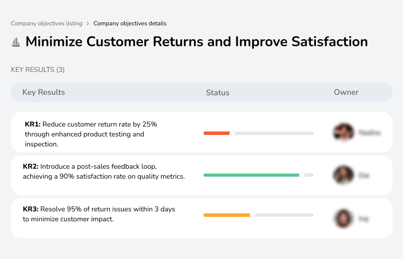 Reduce customer returns to enhance satisfaction and brand reputation.