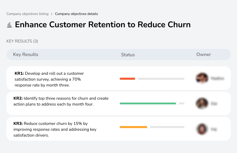 Improve customer retention and reduce churn for better revenue consistency.