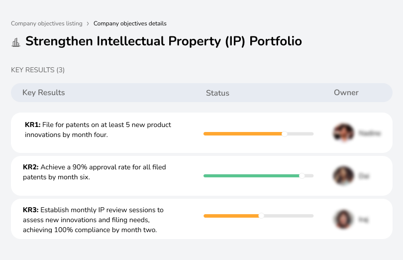 Enhance strategies to protect intellectual property.