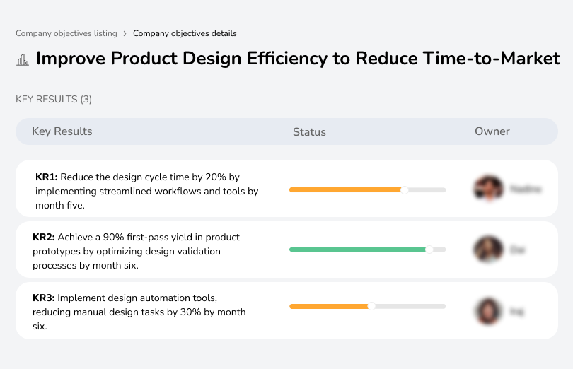 Enhance design processes to speed up product launches and improve market competitiveness.