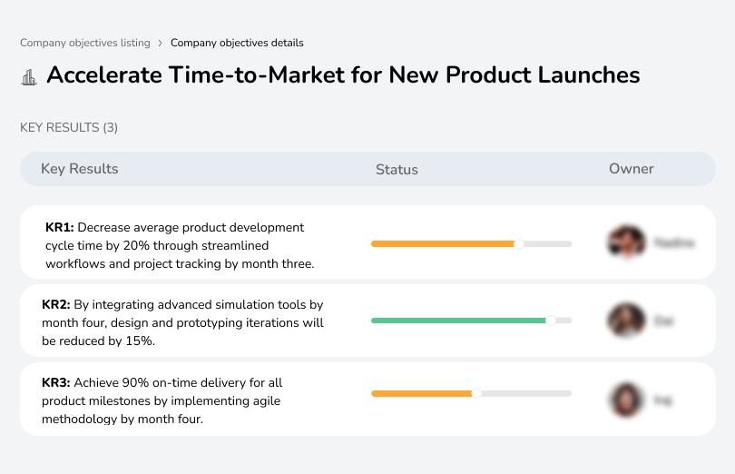 Speed up product launch by reducing development cycles and improving project tracking.