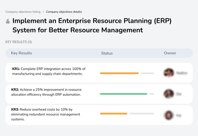 Implement ERP systems to streamline resource allocation and track operational efficiency.