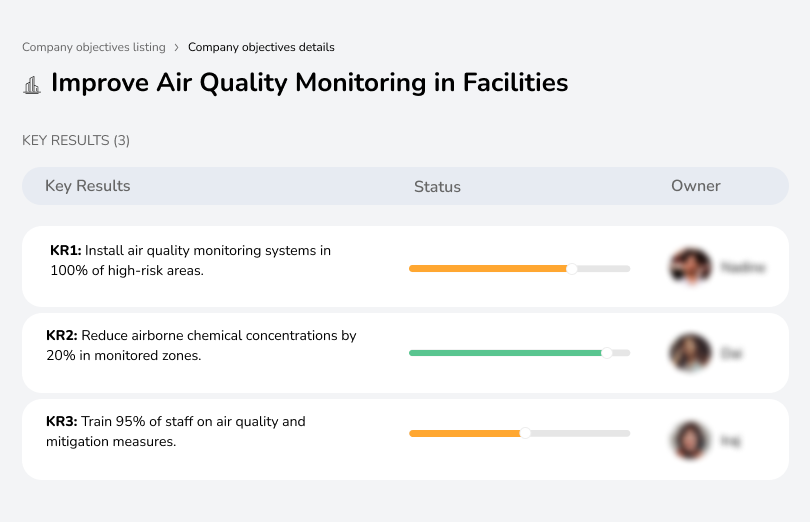 Enhance air quality monitoring to safeguard health.
