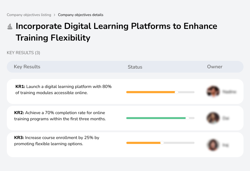 Use digital platforms to make training more flexible.
