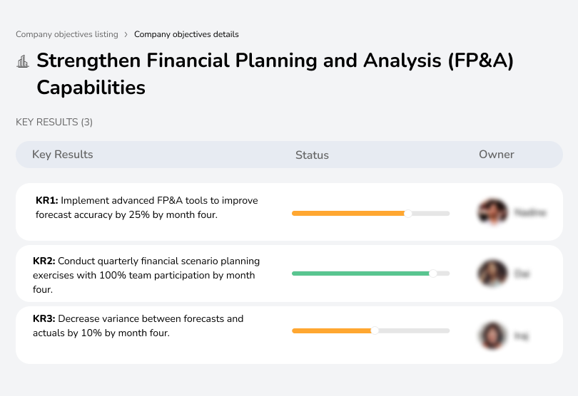 Enhance financial planning and analysis (FP&A) capabilities to drive informed decision-making and business growth.