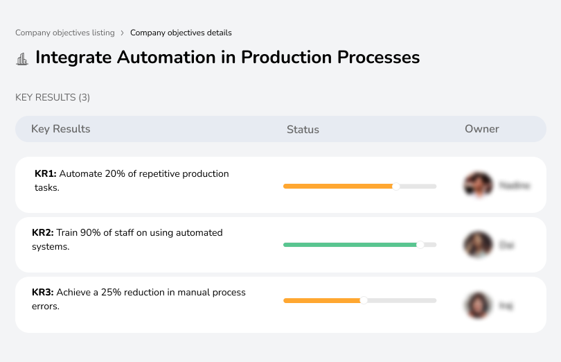 Automate 20% of tasks and reduce errors by 25% through staff training.
