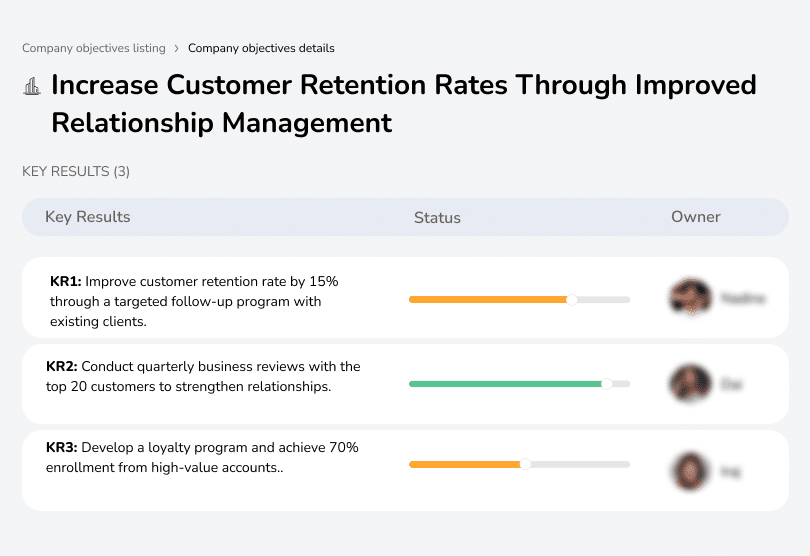 Improve retention through better customer relationship management programs.