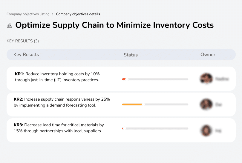 Reduce inventory costs and improve supply chain responsiveness.