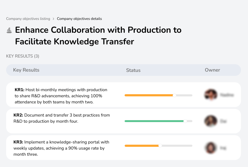 Improve collaboration for better knowledge sharing.