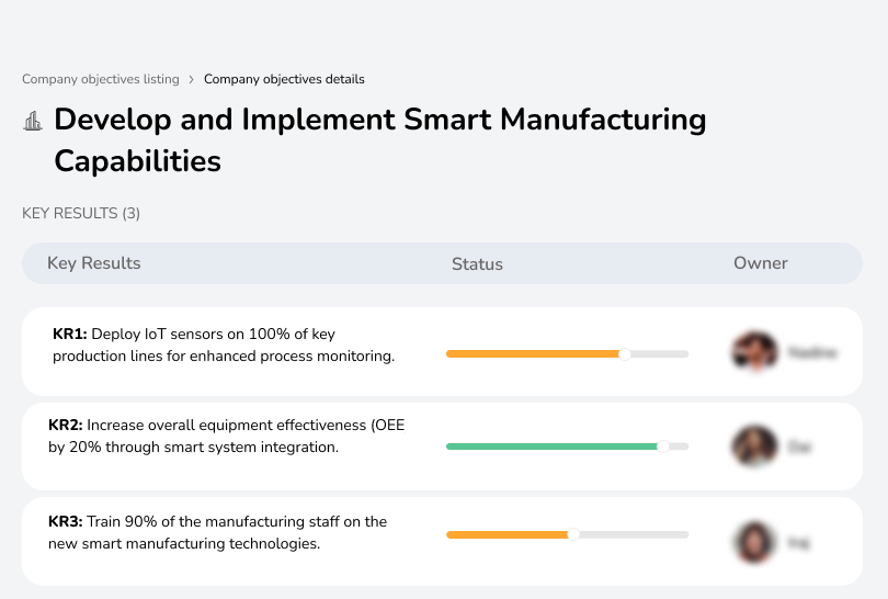 Integrate IoT and smart systems to improve production line monitoring and efficiency