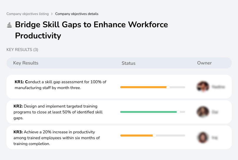 Improve workforce productivity by bridging skill gaps.
