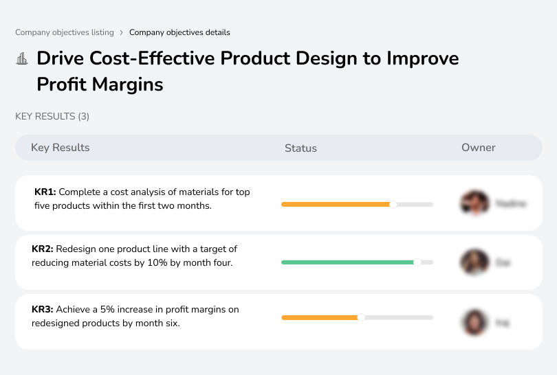 Design cost-efficient products to maximize profits without losing quality.
