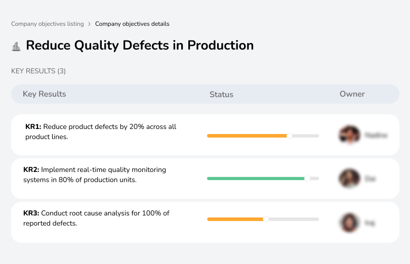 Reduce defects, implement real-time monitoring, and perform root cause analysis.
