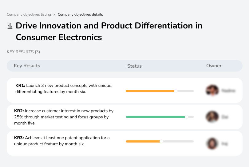 Foster innovation to create unique, competitive consumer electronics products.
