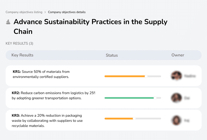 Adopt greener practices and enhance sustainability in supply chain operations.