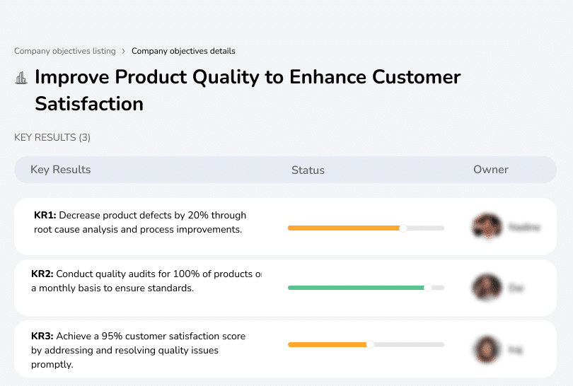 Reduce defects and improve customer satisfaction with quality checks.