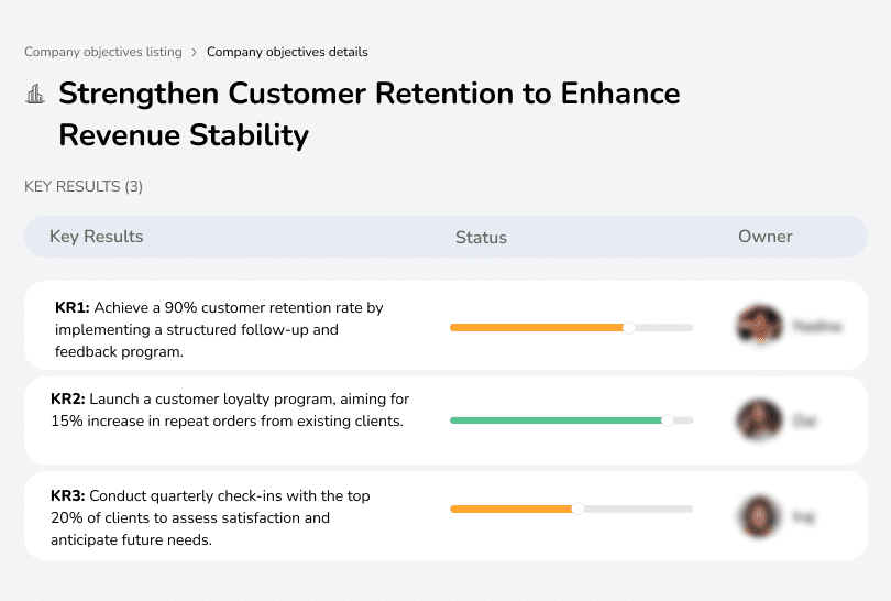 Achieve 90% customer retention and boost repeat orders by 15%.
