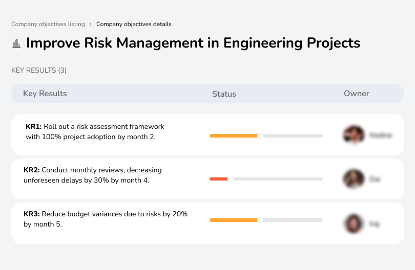 Minimize risks and delays through better project risk management.