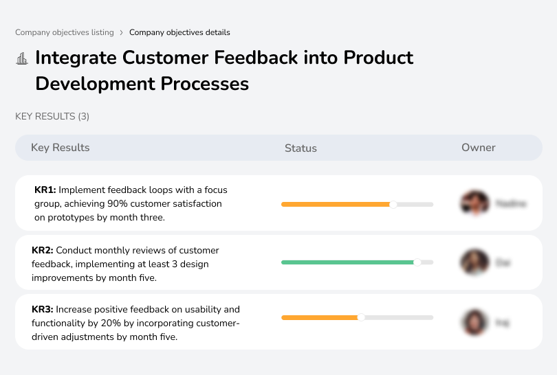 Use customer feedback to refine product design and increase satisfaction.