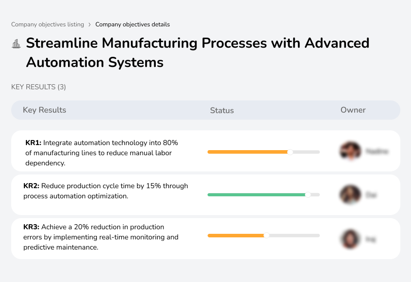 Automate manufacturing to improve efficiency, reduce manual labor, and decrease errors.