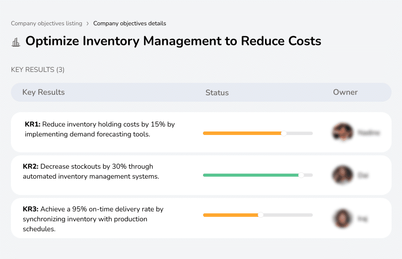 Reduce costs by optimizing inventory management, including demand forecasting and stockout reduction.