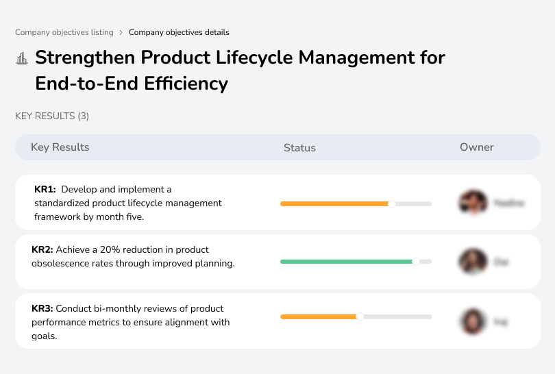 Improve product lifecycle for better efficiency.
