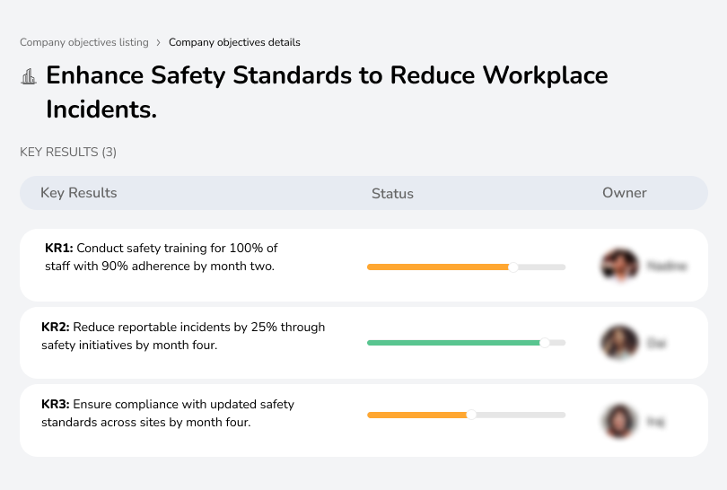 Improve safety to lower incident rates and protect timelines.