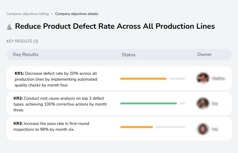 Decrease defects by 20%, automate checks, and improve inspection pass rates.
