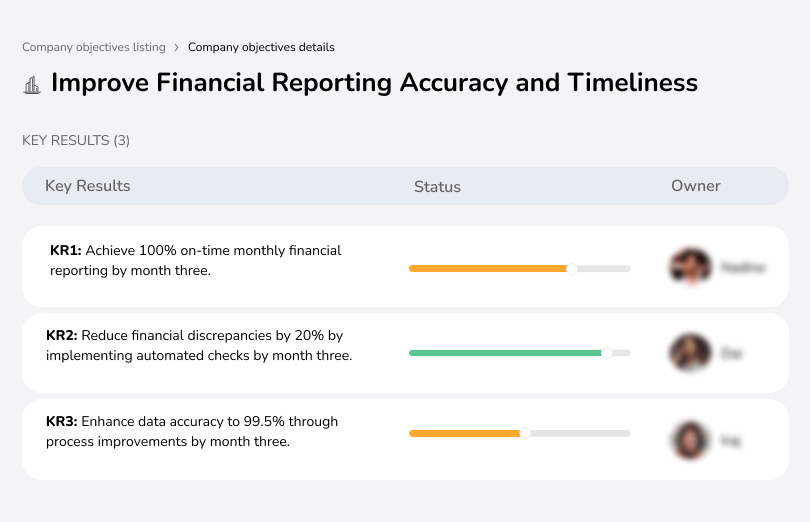 Enhance financial reporting accuracy and timeliness for better decision-making and compliance.