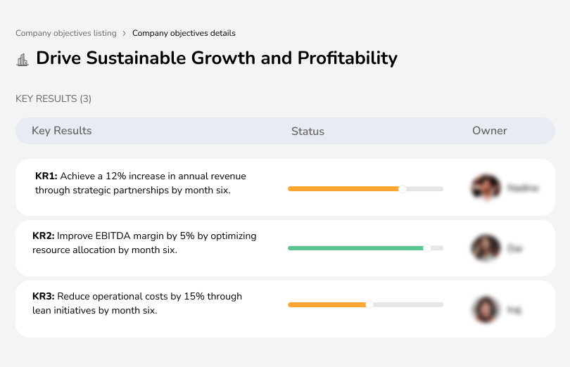 Foster sustainable growth while maintaining profitability for long-term success.